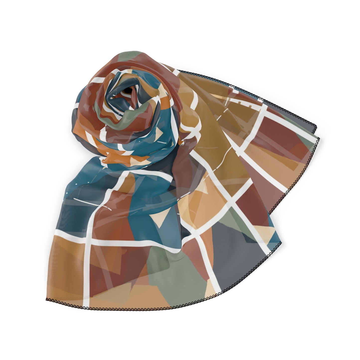 Vitelleschi - Fragmented Grid Scarf