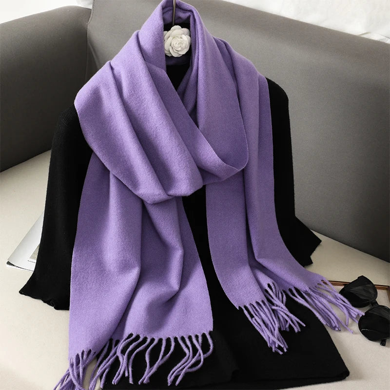 Violet Bloom Scarf