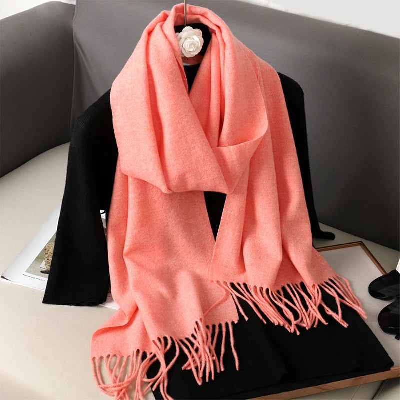 Coral Bloom Scarf