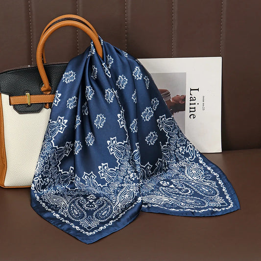 Percy - Midnight Paisley Scarf