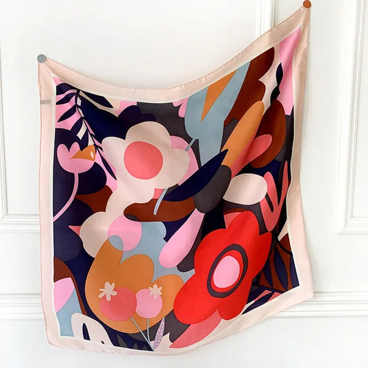 Howardson - Abstract Garden Scarf – Blush Palette