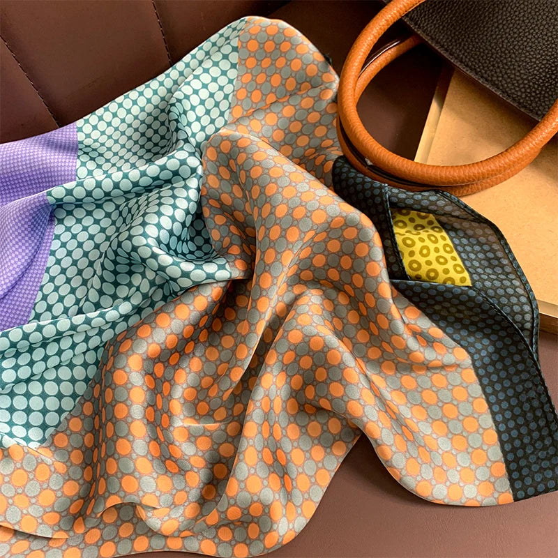 D'Uzès - Geometric Mosaic Scarf