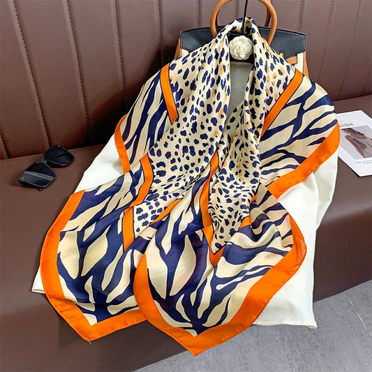 Pacheco - Wild Instincts Orange Border Scarf