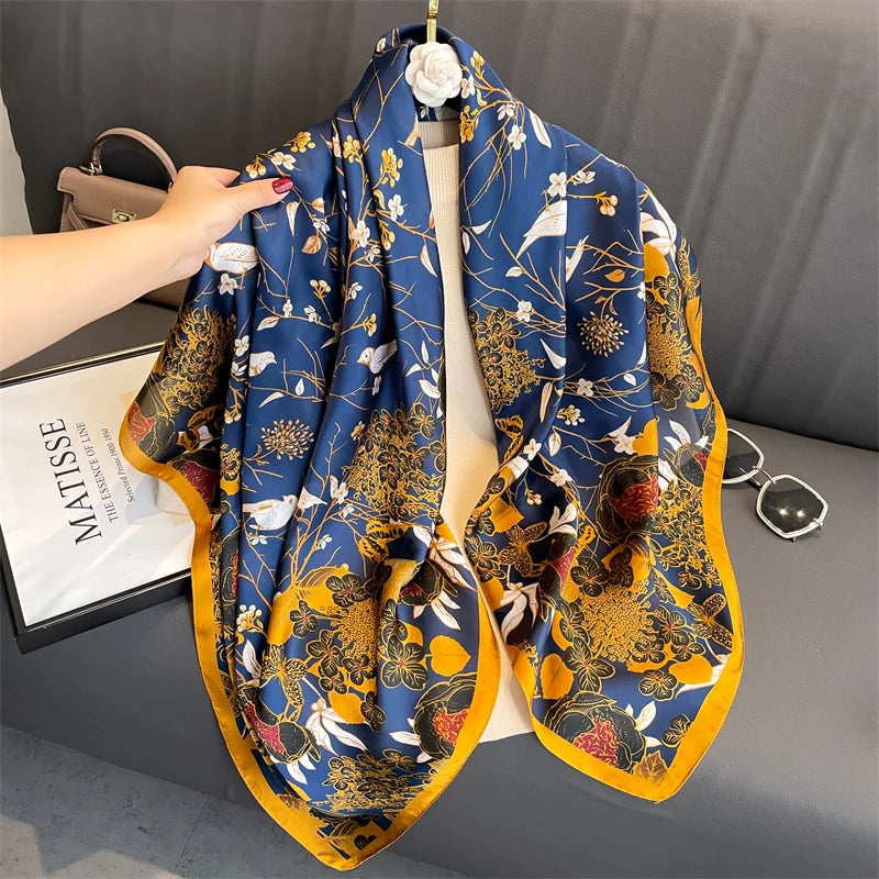 Chigi - Midnight Garden Scarf
