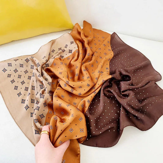 Beauvau - Heritage Patchwork Scarf – Caramel & Cocoa