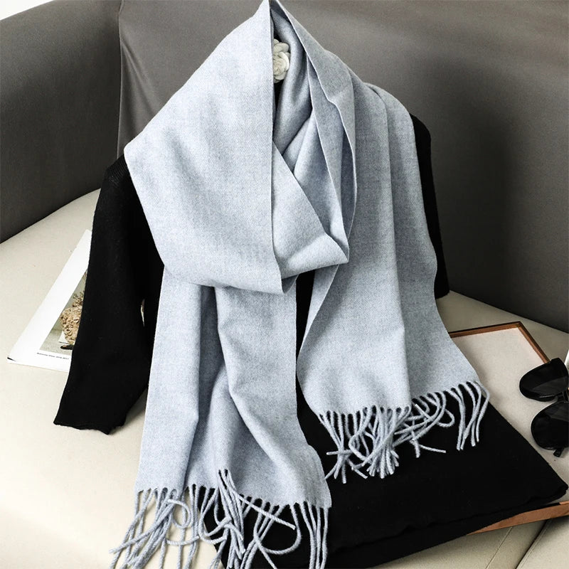 Misty Gray Scarf