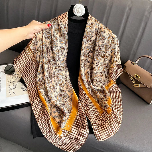 D'Aiguillon - Paisley & Houndstooth Harmony Scarf