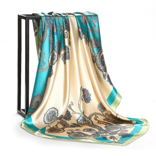 Rochefoucauld - Azure Elegance Scarf