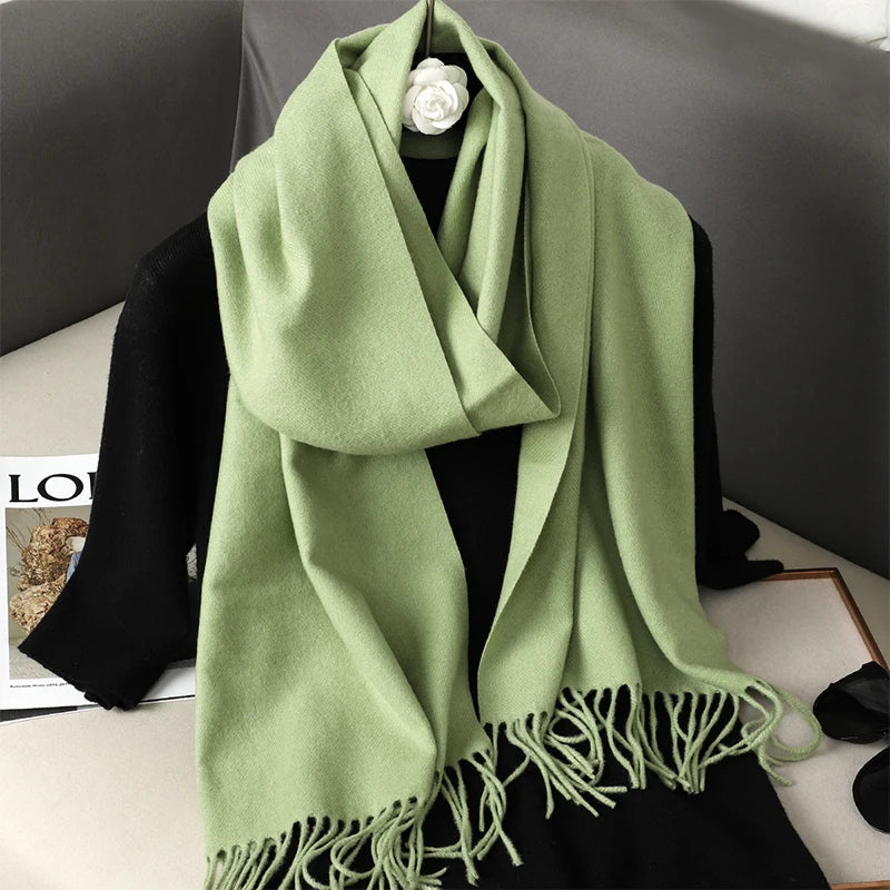 Olive Whisper Scarf