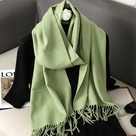 Olive Whisper Scarf