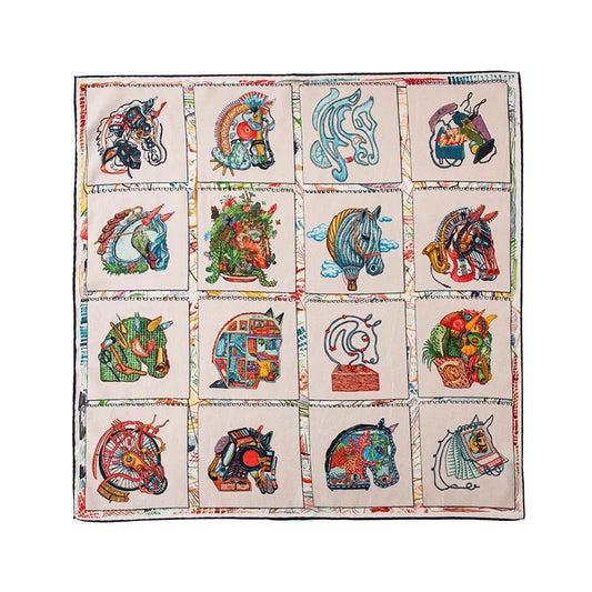 La Fayette - Colorful Seal Horse Scarf