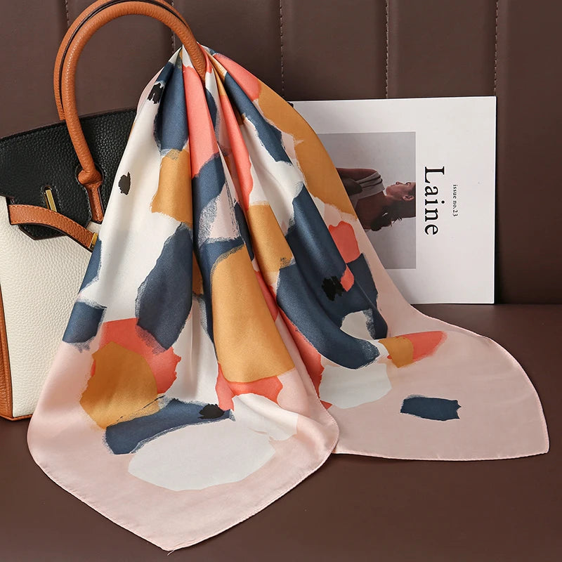 Cornaro - Modern Brushstroke Scarf