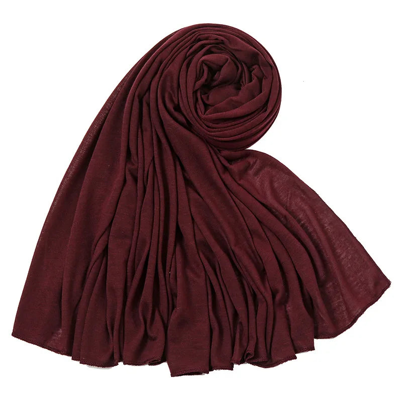 Countess Veil Hijab – Burgundy Elegance