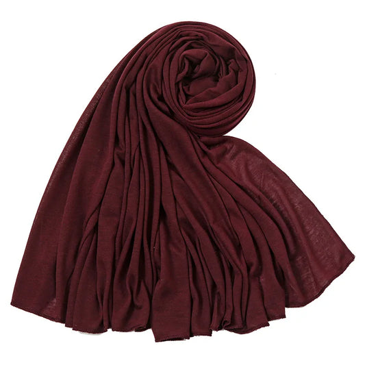 Countess Veil Hijab – Burgundy Elegance