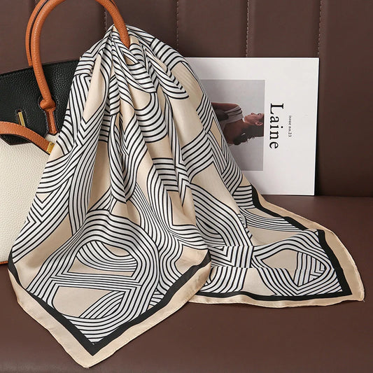 Clermont - Monochrome Maze Scarf