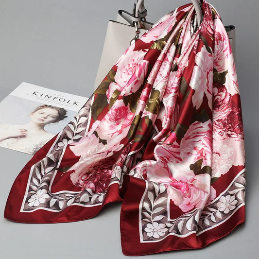 Gonzaga - Crimson Bloom Scarf