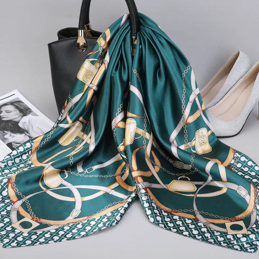 Visconti - Emerald Chain Elegance Scarf