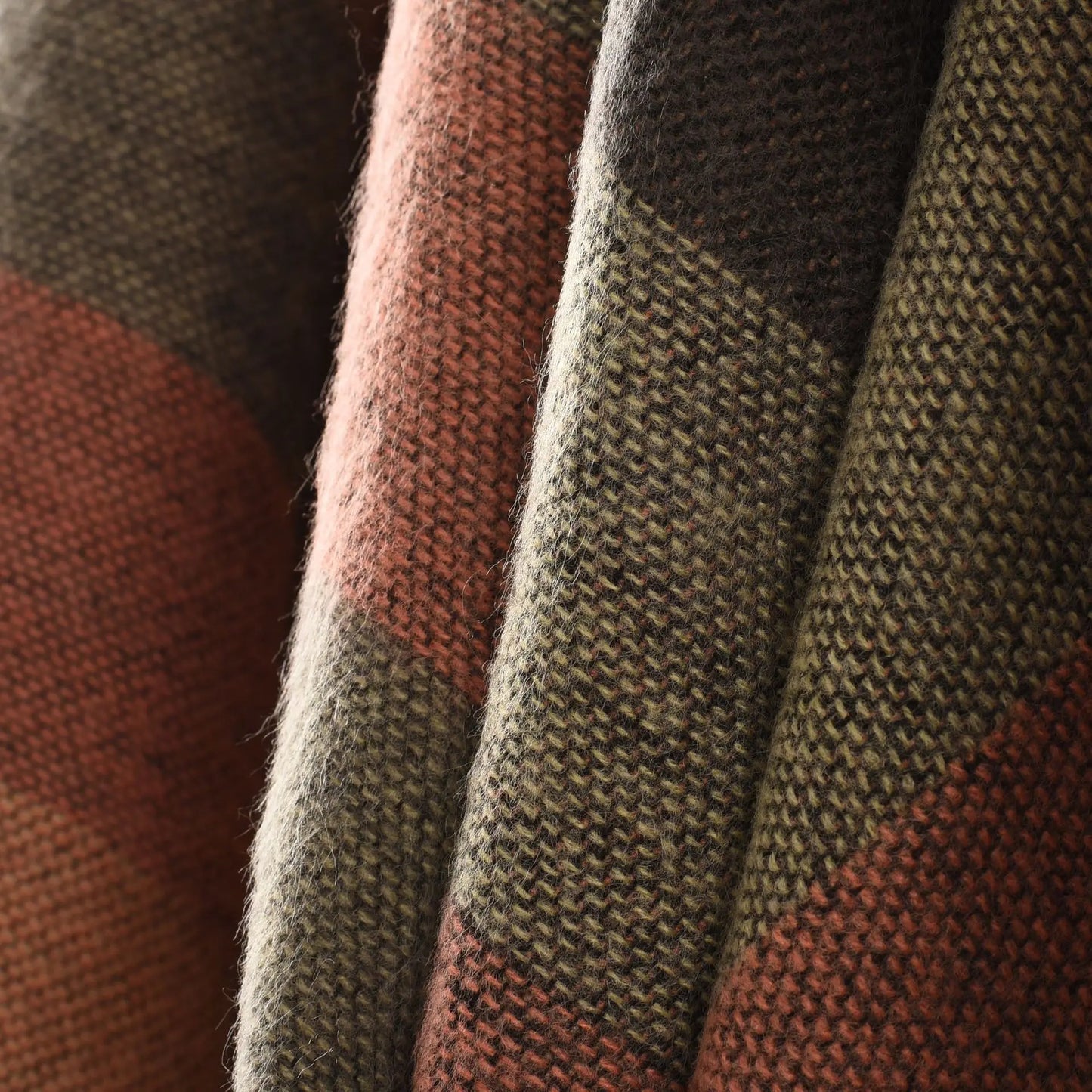 Cortés - Blush Clay Stripe Poncho