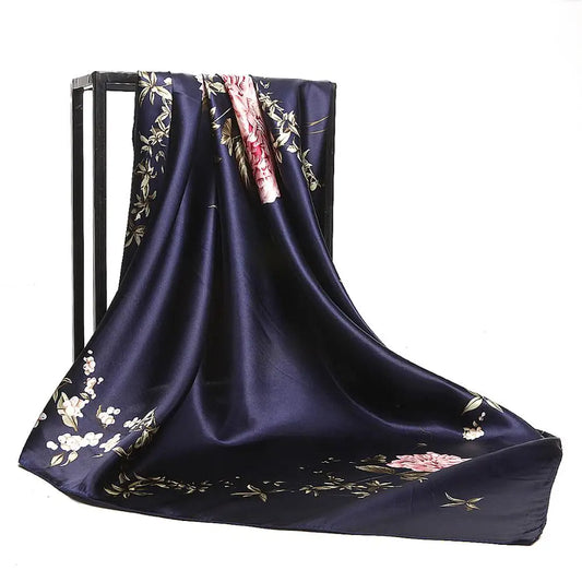 Ponce de León - Midnight Blossom Scarf