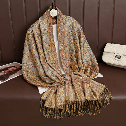 Rohan - Golden Dusk Shawl