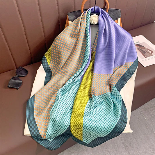 D'Uzès - Geometric Mosaic Scarf