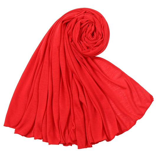 Countess Veil Hijab – Scarlet Radiance