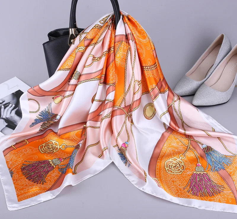 Lara - Citrus Elegance Scarf