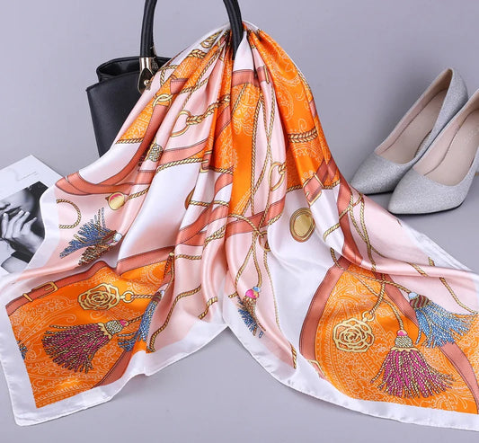 Lara - Citrus Elegance Scarf