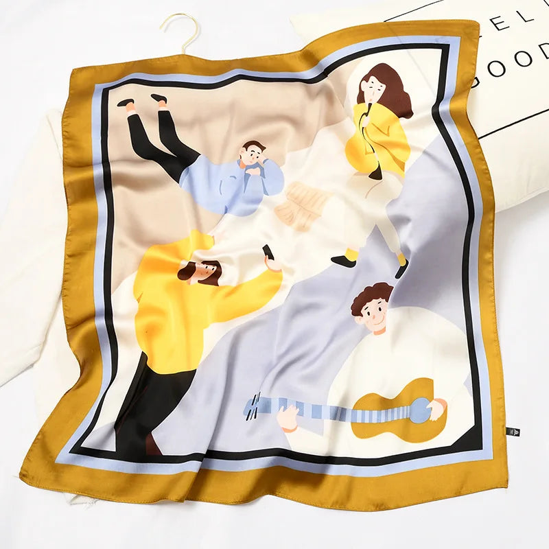 Cerviño - Artistic Vibes Scarf – Mustard Frame