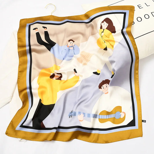 Cerviño - Artistic Vibes Scarf – Mustard Frame