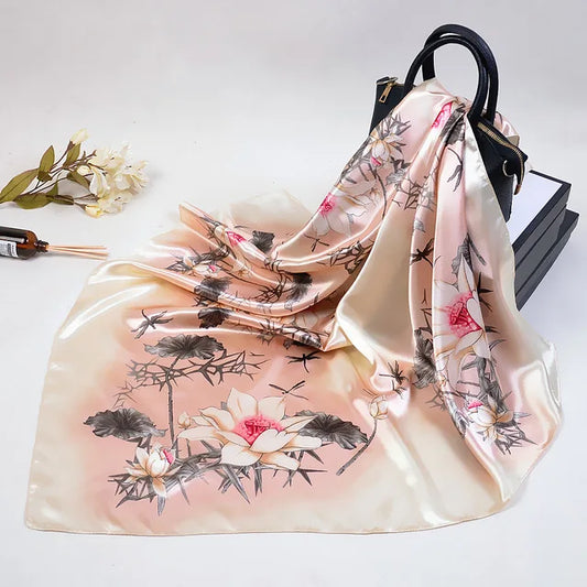 Velasco - Blush Lotus Bloom Scarf