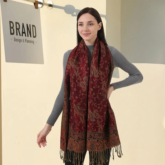 Chantilly - Burgundy Elegance Wrap