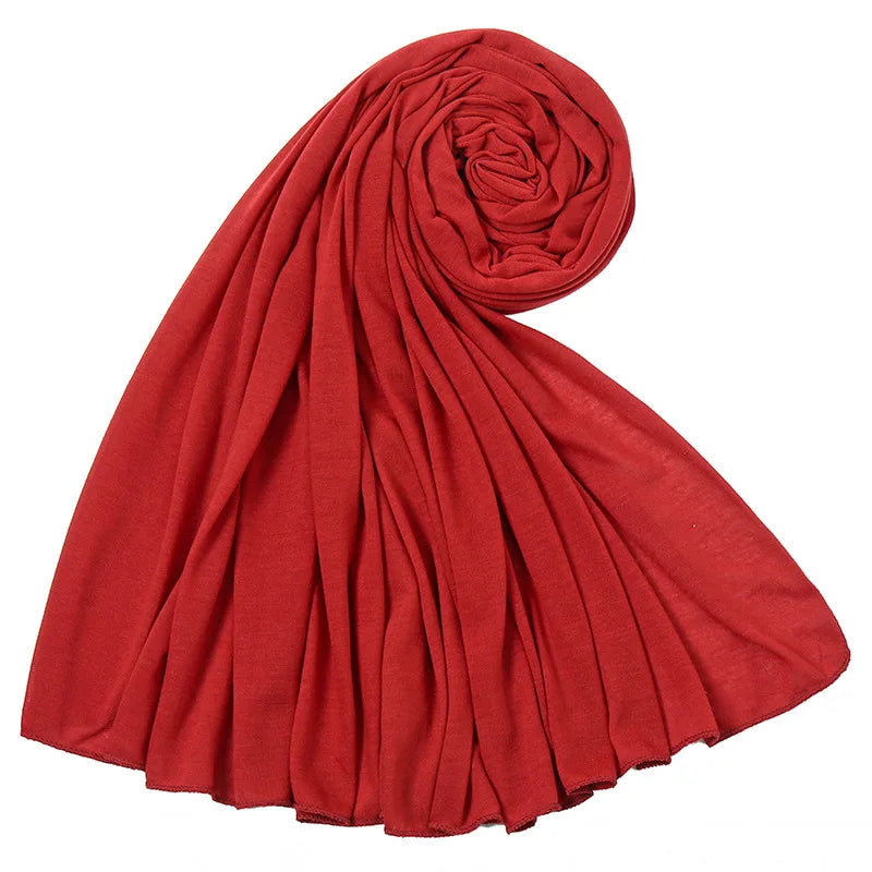 Countess Veil Hijab – Crimson Elegance