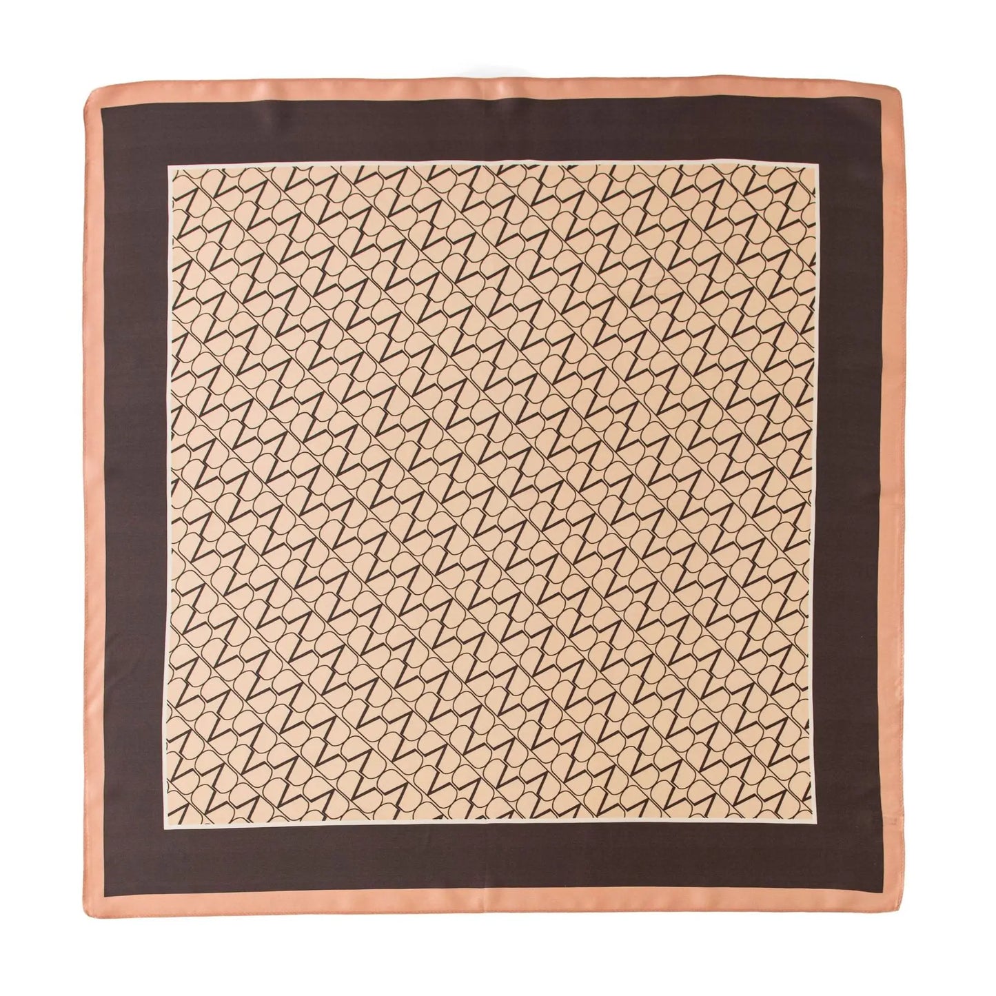 Del Castillo - Mocha Lattice Scarf