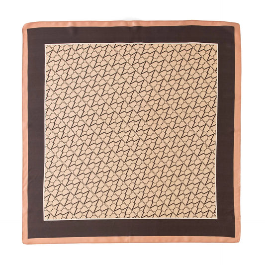 Del Castillo - Mocha Lattice Scarf