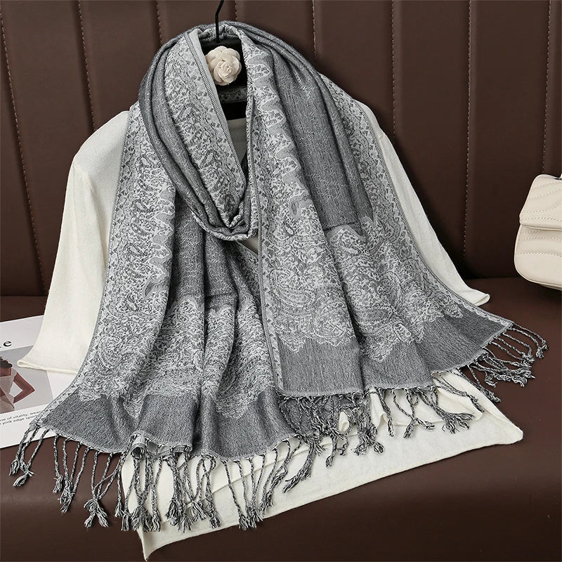 Enríquez - Silver Mist Shawl