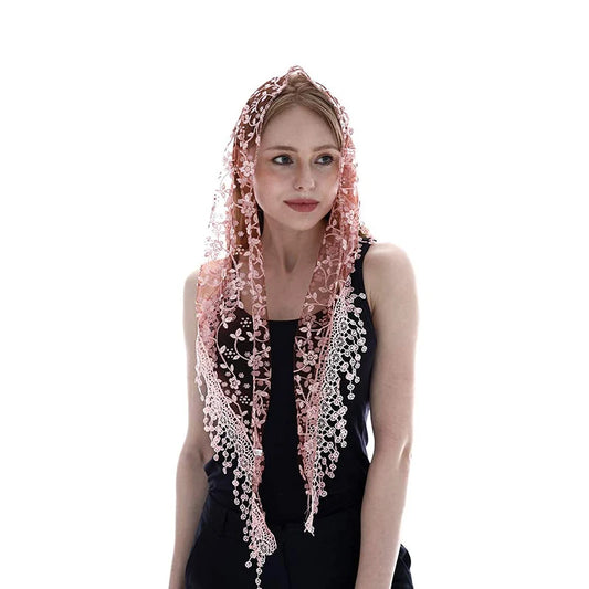 Zabala Mantilla - Soft Pink Floral Lace