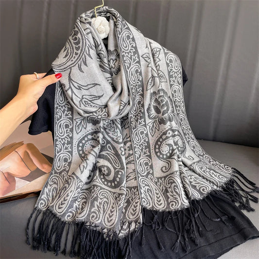 Foix - Monochrome Bloom Wrap