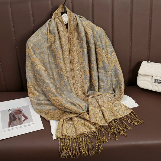 Chantilly - Golden Mist Shawl