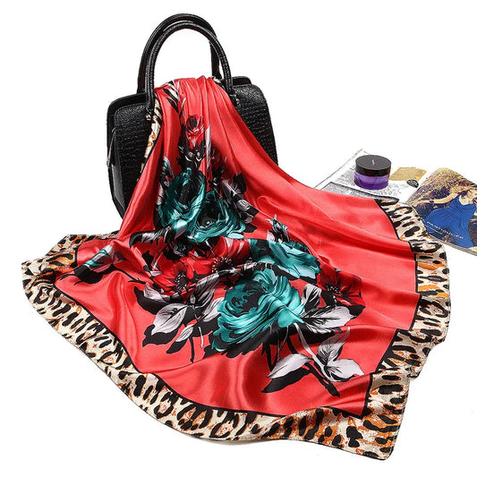 Carrillo - Wild Scarlet Rose Scarf