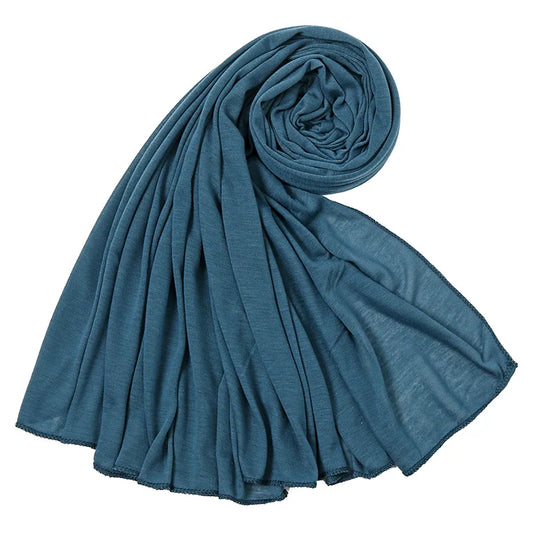 Countess Veil Hijab – Teal Serenity