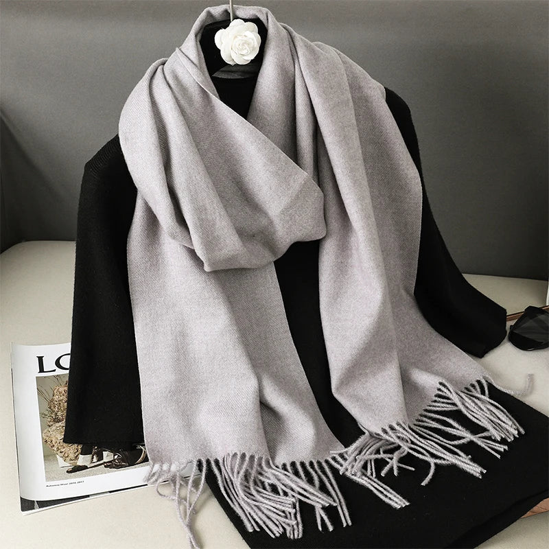 Misty Grey Scarf