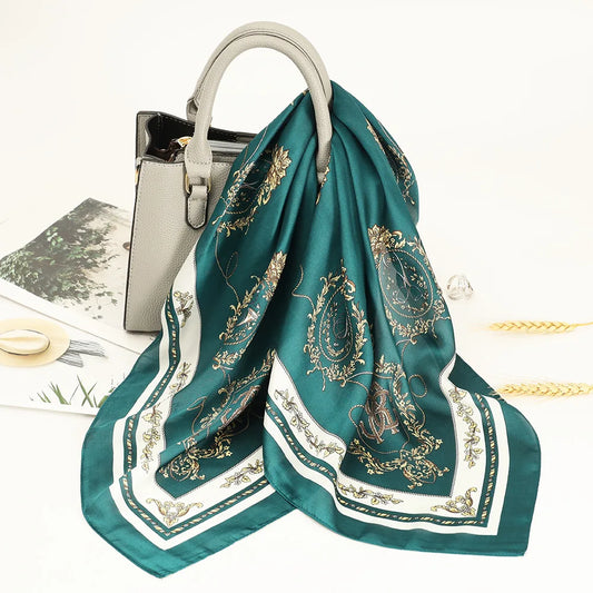 Requesens - Regal Emblem Scarf – Emerald Green