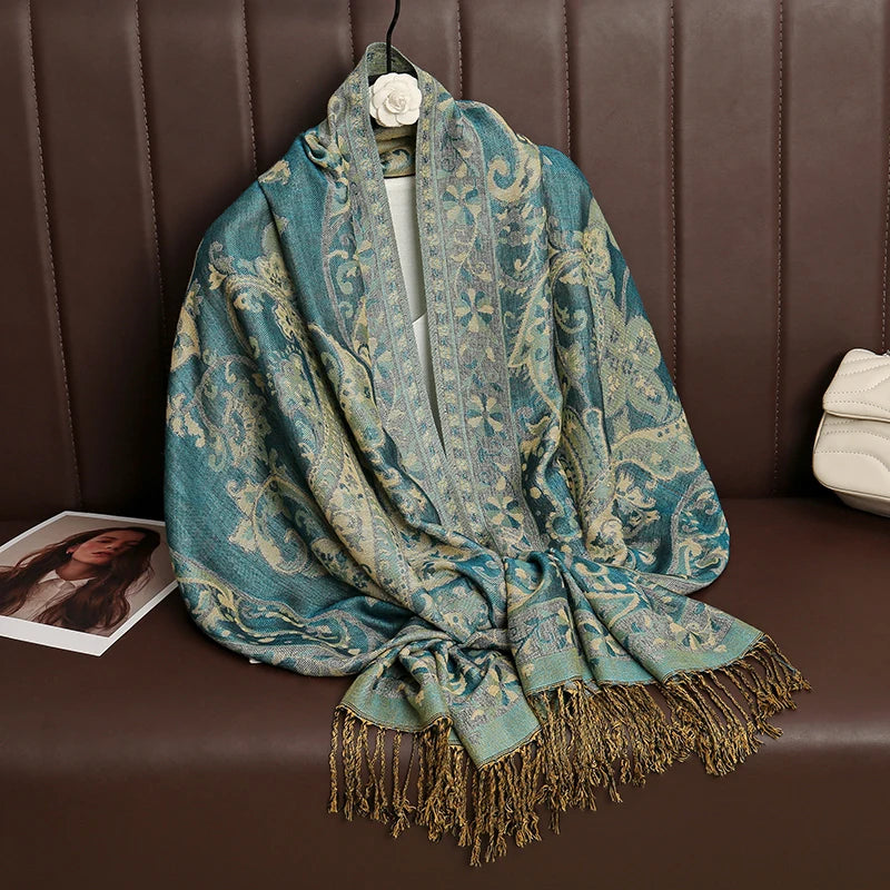 Córdoba - Teal Garden Wrap