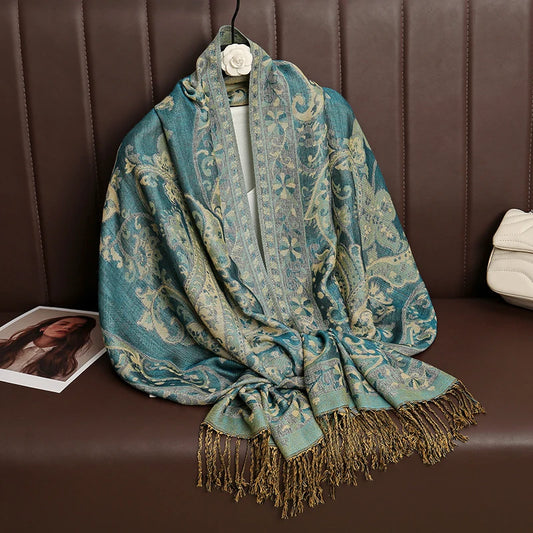 Córdoba - Teal Garden Wrap