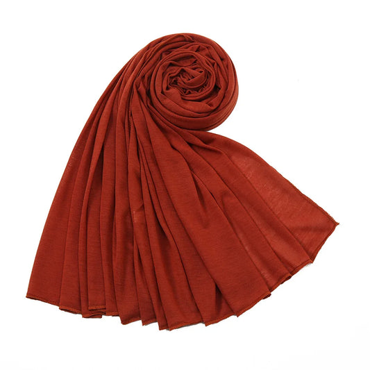 Countess Veil Hijab – Rust Orange