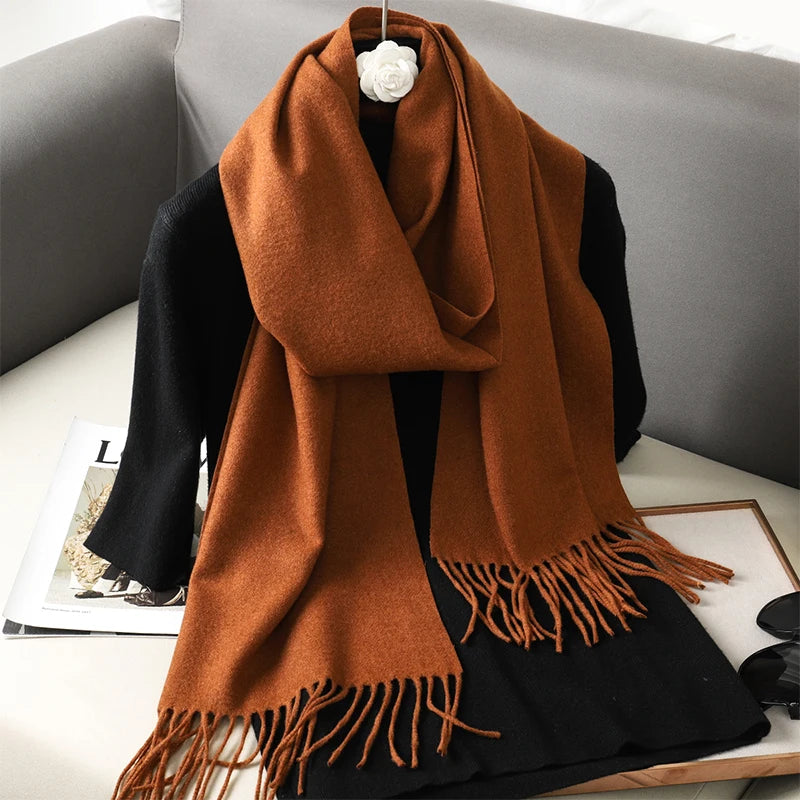 Chestnut Elegance Scarf