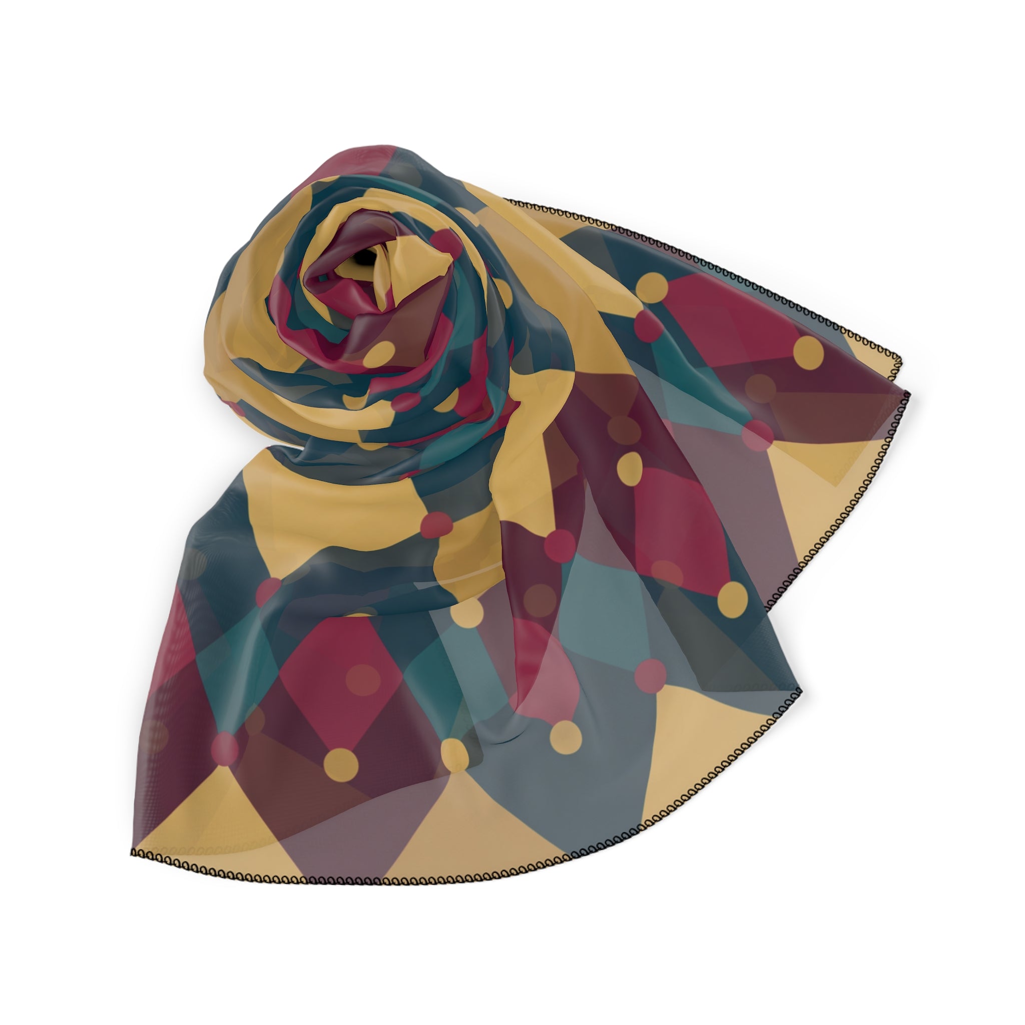 Ricciardi - Harlequin Carnival Diamond Scarf