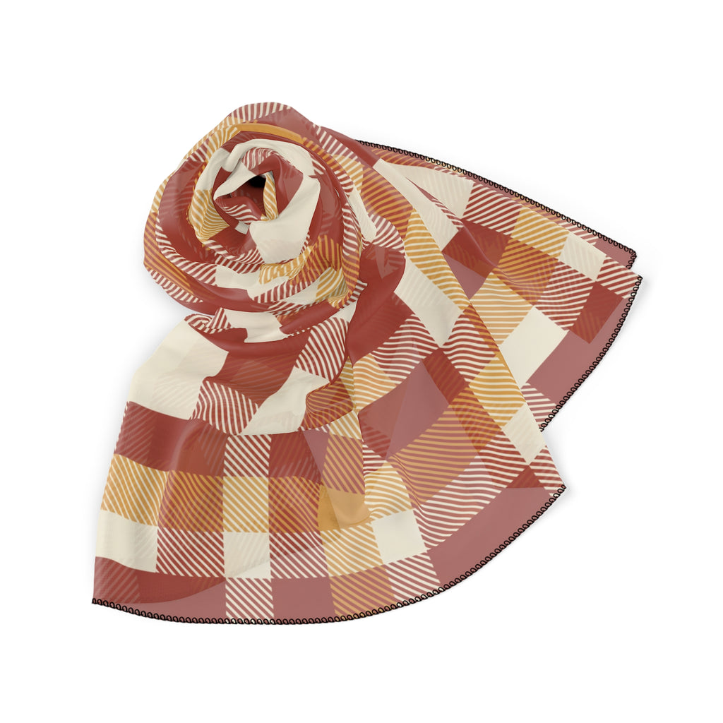 Strathearn - Rust Ochre Tartan Scarf
