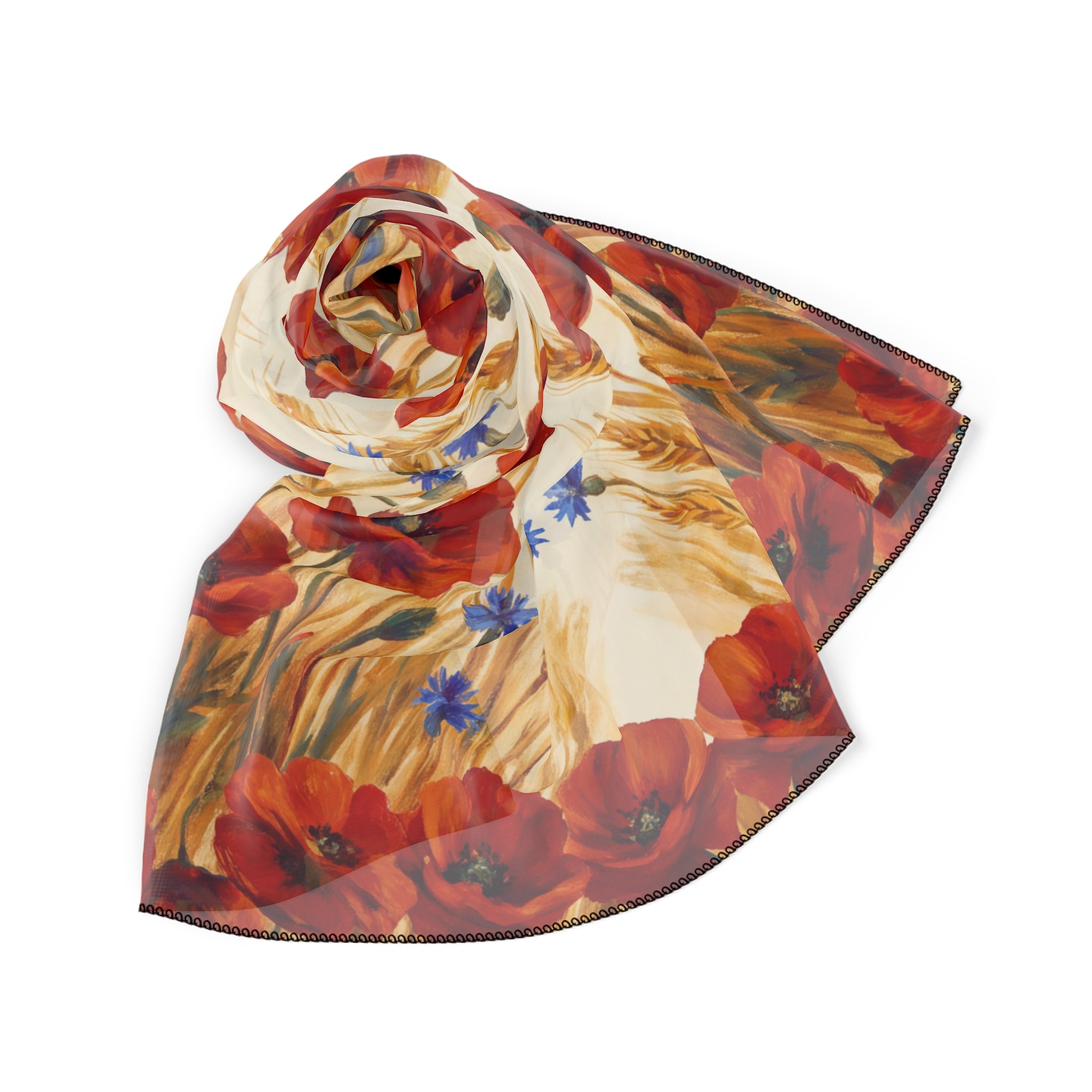 Talmont - Poppy & Wheat Meadow Scarf